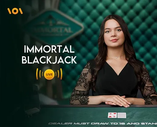 Immortal Blackjack artwork in the Kheloexch catalogue